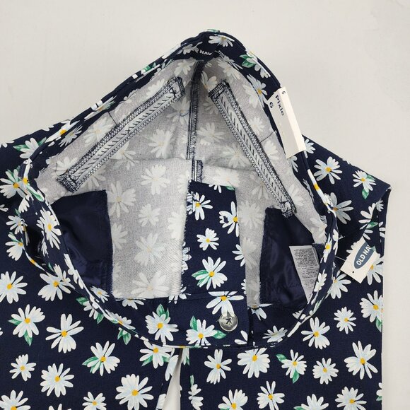 Old Navy Pants Womens 6 Multicolor Floral Print Pixie Ankle Leg Pant NWT - Picture 5 of 10